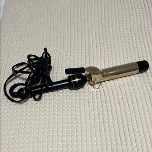 Gold and Black Curling Iron
